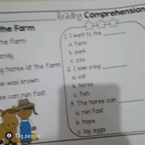 Reading Comprehension Worksheets Shopee Philippines