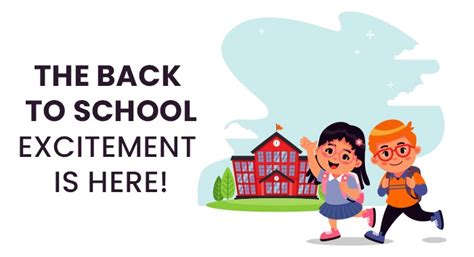 The Back To School Excitement Is Here