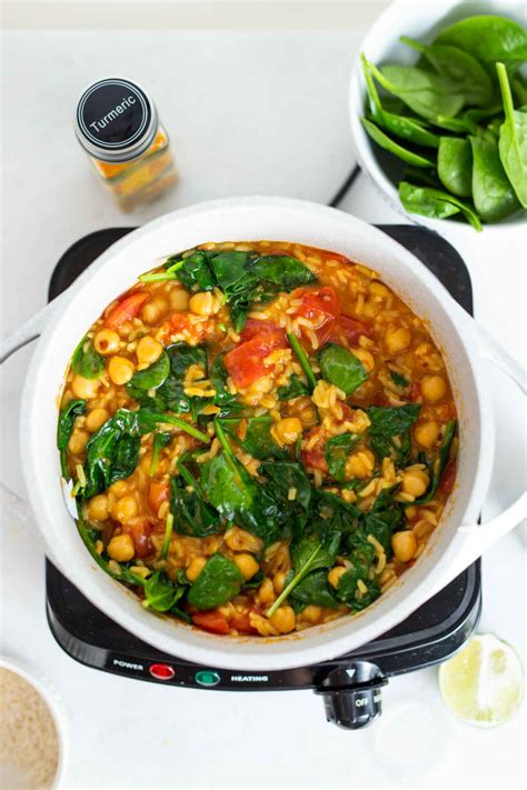 This Vegan Coconut Curried Chickpea Stew Is Easy To Make In About