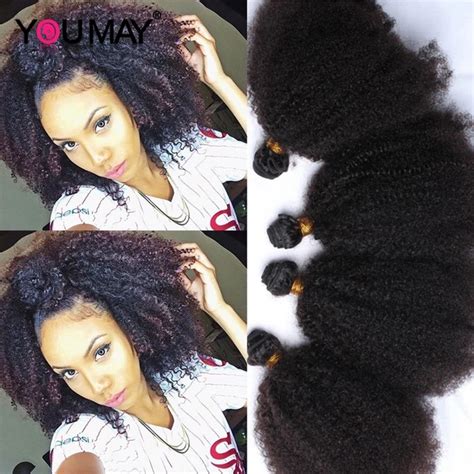 Mongolian Afro Kinky Curly Virgin Hair Style Kinky Curly Hair 4 Pcs Rosa Queen Hair Products