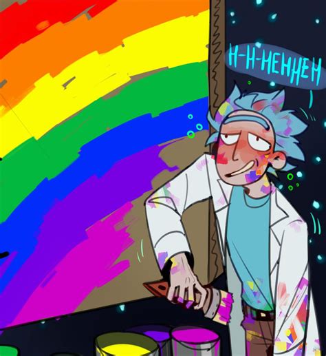That Rainbow Rick And Morty Comic Rick I Morty Rick And Morty