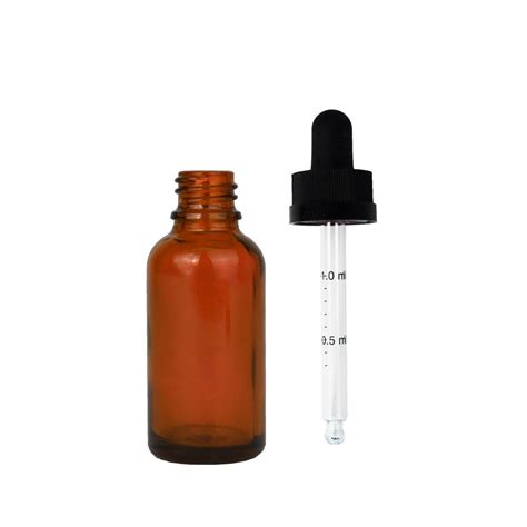 Amber Glass Child Resistant Dropper Bottles 30 Ml 1oz In Canada