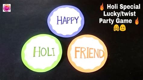 Holi Special Lucky Game With Dicetwist Holi Fun Game For All