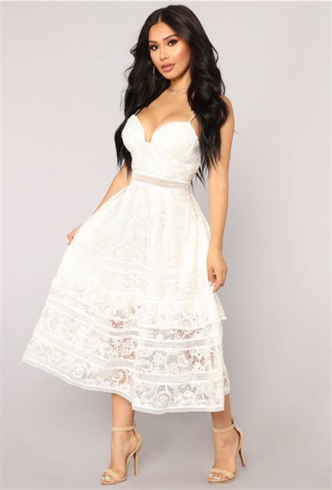 Fashion Nova White Dresses Captivate The Night Ruffle Gown Ivory In 2020