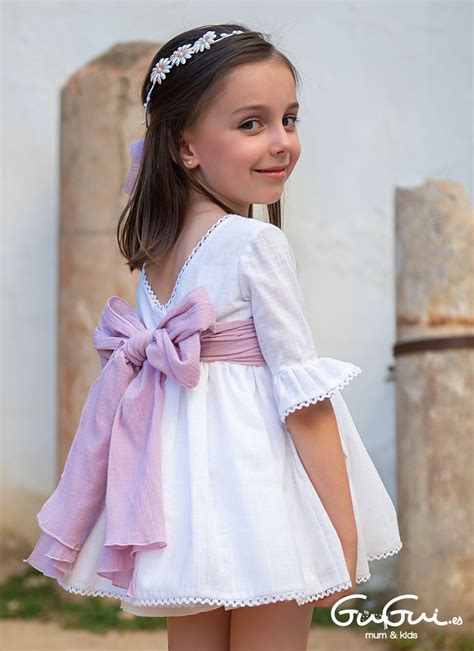 Eva Martinez Vestido De Ceremonia Para Niñas 34511 ⋆ Guguies ⋆