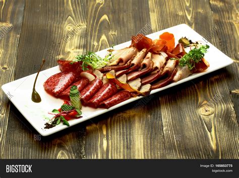 Cold Cuts Meat Platter Image Photo Free Trial Bigstock