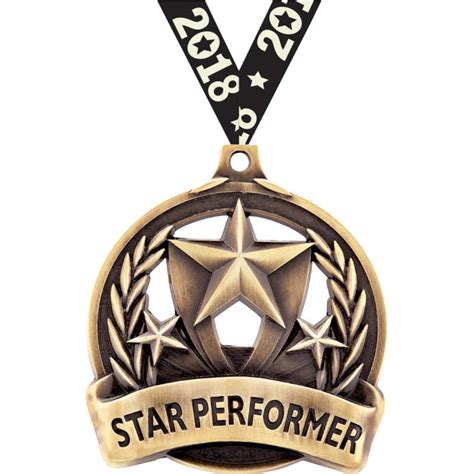 Star Performer Trophies Star Performer Medals Star Performer