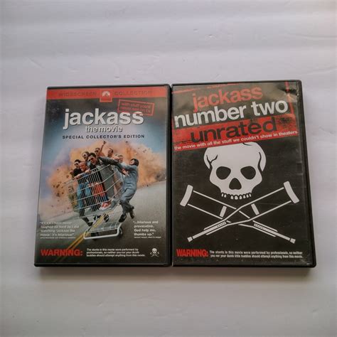 Jackass Lot Of 2 The Movie Collectors Edition And Number Two Unrated