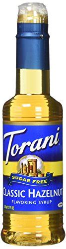 Torani Sugar Free Classic Hazelnut Syrup Oz Pricepulse