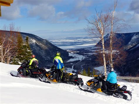 Gaspésie Quebec March Snowmobile Tour Intrepid Snowmobiler