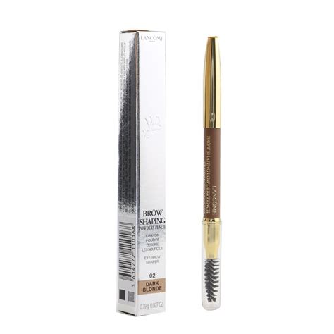 Lancome Brow Shaping Powdery Pencil Us Version 02 Dark Blonde Eyebrow Free Worldwide
