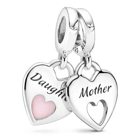 Pandora 799187c01 Silver Dangle Charm Mother And Daughter