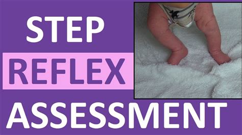 Infant Step Reflex Assessment Newborn Pediatric Nursing Nclex Assessment Youtube