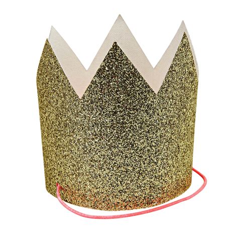 Mini Gold Glittered Crowns Baby Beas Bakeshop