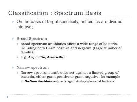 Antibiotics And Their Classification Part 1