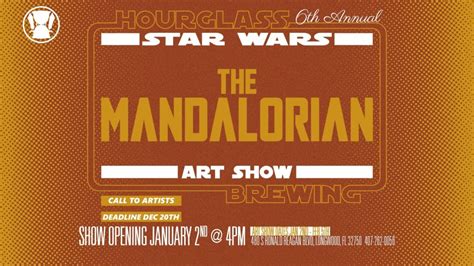 Star Wars The Mandalorian Art Show At Hourglass Brewing