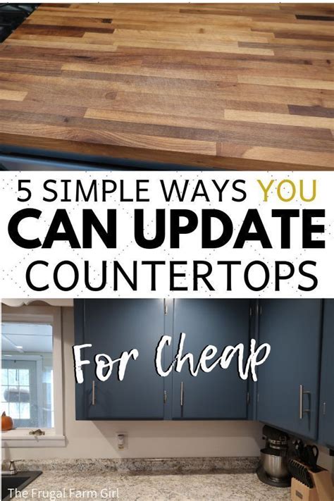 5 Diy Ways To Get New Countertops For Cheap In 2024 Diy Kitchen