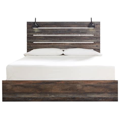 Signature Design By Ashley Drystan B211 565897 Rustic King Panel Bed