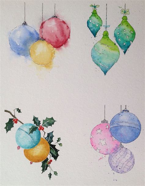 Squeeze a dab of white acrylic onto folded paper or thick cardstock. Ideas for watercolour Christmas cards trawled from around the net and demonstrated for my ...