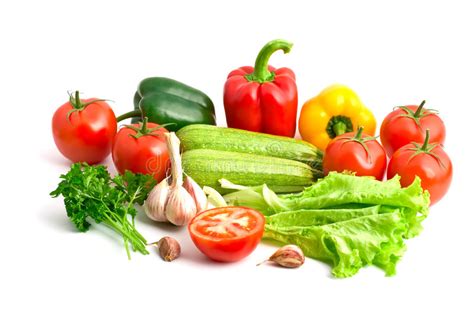 A Group Of Different Fresh Vegetables Royalty Free Stock Photography
