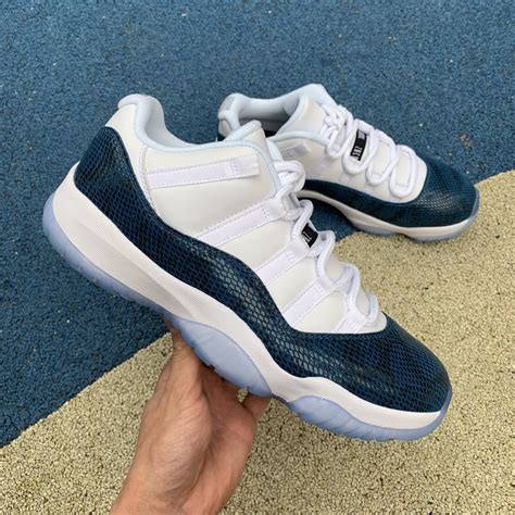 Air jordan 11 retro jubilee 25th anniversary. 2020 Air Jordan 11 Low "Navy Snakeskin" White/Black-Navy ...