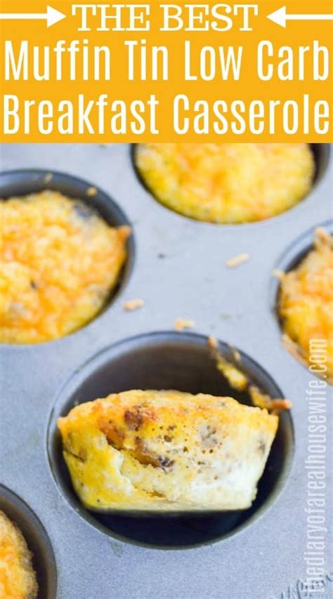 Muffin Tin Low Carb Breakfast Casserole The Diary Of A Real Housewife