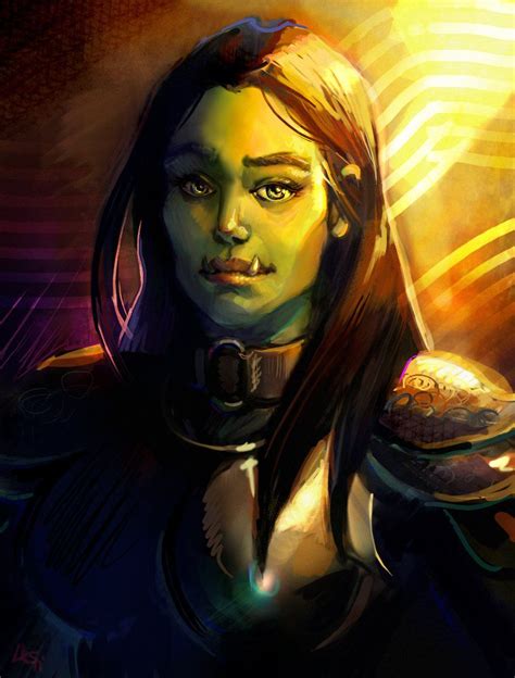 Pin By Adria Riley On Avatars For Dandd Character Portraits Female Orc