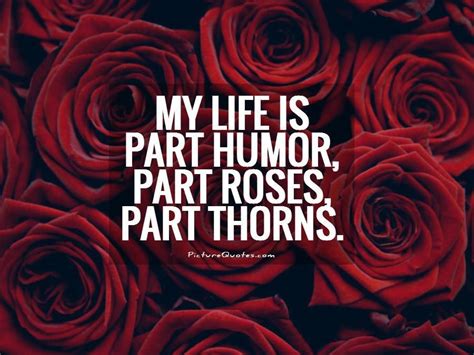 Anger is like a thorn in the heart. My Life Is Part Humor, Part Roses, Part Thorns.... Pictures, Photos, and Images for Facebook ...
