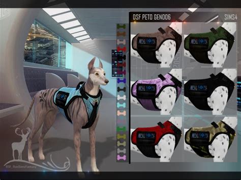 Dsf Peto Gen006 Explorer Vest For Dogs By Dansimsfantasy At Tsr Sims