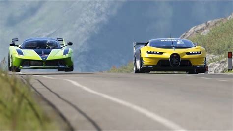 Bugatti Vision Gt Vs Ferrari Fxx K At Highlands