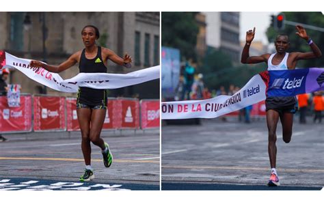 Imponen Africanos Nuevas Marcas En El Maratón De La Cdmx Video La
