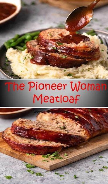 Spread the topping over the exterior of the meatloaf to keep it moist and add more cheeseburger flavor. The Pioneer Woman Meatloaf | Meatloaf recipes pioneer ...