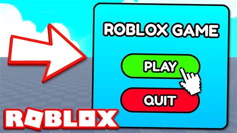 How To Make A Main Menu Gui In Roblox Studio Youtube