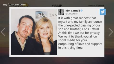 Actress Kim Cattralls Brother Found Dead