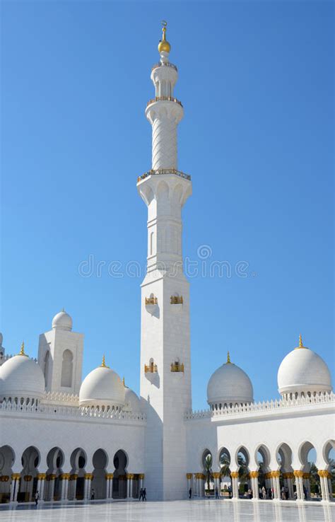 Sheikh Zayed Grand Mosque Abu Dhabi Stock Image Image Of Arabic Arab