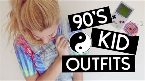90s Kid Outfit Ideas For Halloween ☯ Youtube