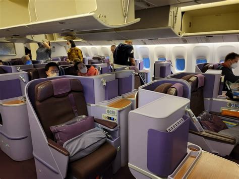 Airline Review Thai Airways Business Class Boeing 777 300er With