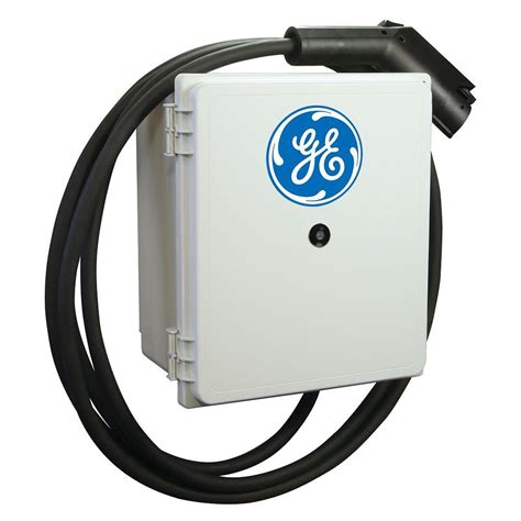 Ge Ev Charger Indooroutdoor Level 2 Durastation Wall Mount With 18 Ft