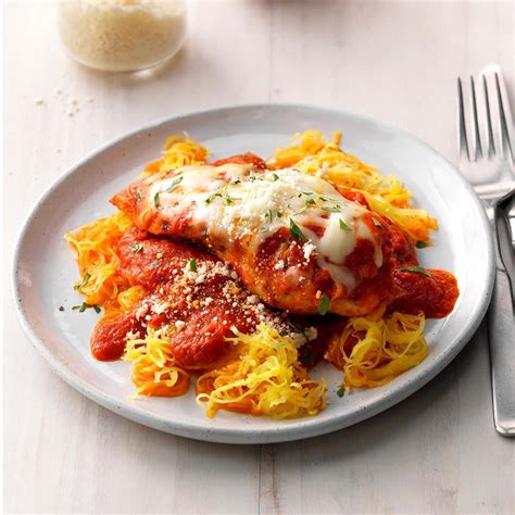 Chicken Parmesan With Spaghetti Squash Recipe Taste Of Home