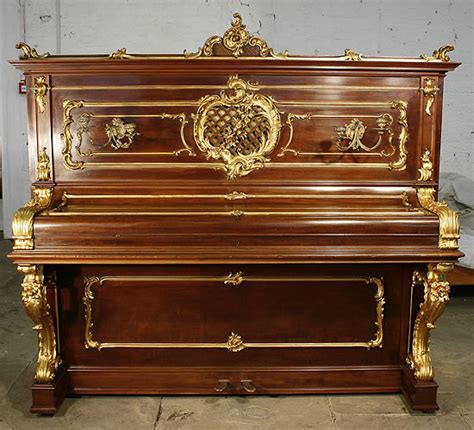 Bechstein Upright Piano For Sale With An Ornate Louis Xiv Style Case