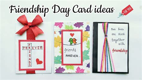 3 Special Card For Friendship Dayhandmade Card For Friendssimple And