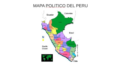 Mapa Politico Del Peru By Luis Gustavo Santos Lugo