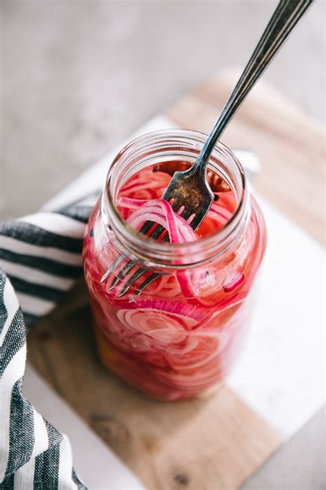 Quick Pickled Red Onions Recipe The Forked Spoon