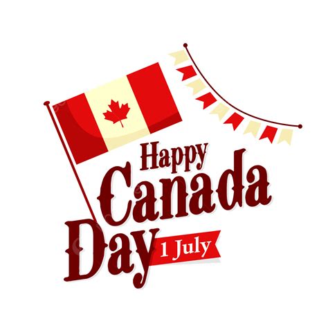 Happy Canada Day Vector Art Png Happy Canada Day 1st July With