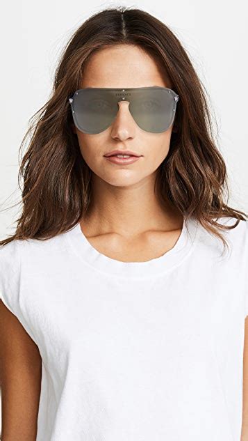 versace ve2180 oversized shield sunglasses shopbop
