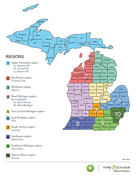 Michigan Upper Peninsula Zip Code Map