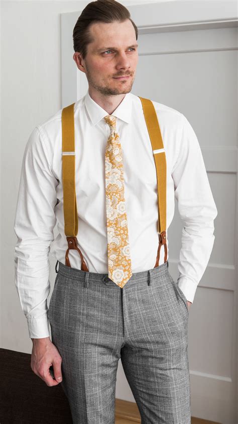 Suspender Outfit For Wedding