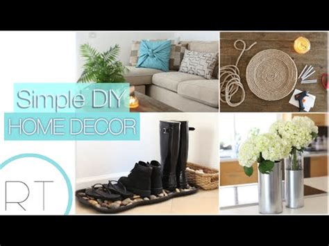 Effortless ideas for your decor. Simple DIY Home Decor - YouTube