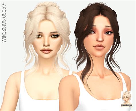 Coiffure Sims 4 A Telecharger Coiffures Cheveux Longs