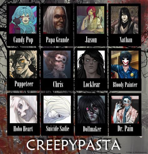 Creepypasta Collage By Mysticalsorcery On Deviantart